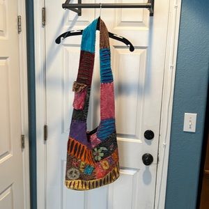 Hippie Shoulder Bag with “New York” name displayed